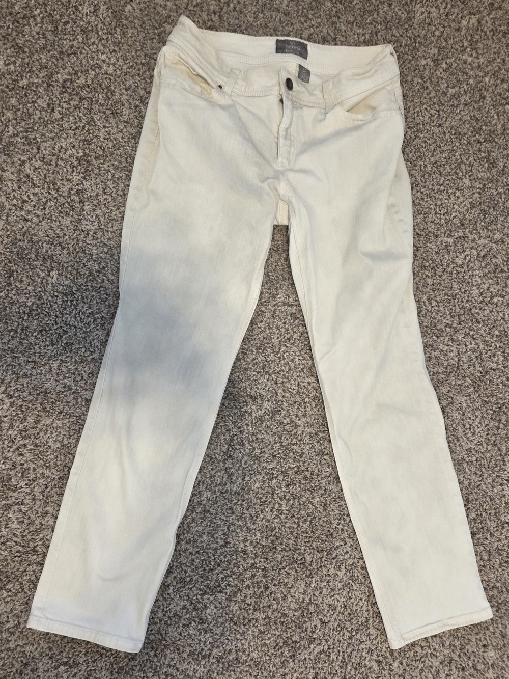 Chico's Cream Skinny Jeans